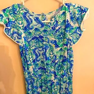 Lilly Pulitzer girls jumpsuit like new